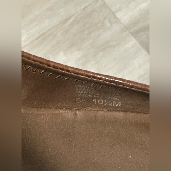 Tory Burch Leather Wedge Pumps Brown size 10 1/2 - Picture 8 of 12